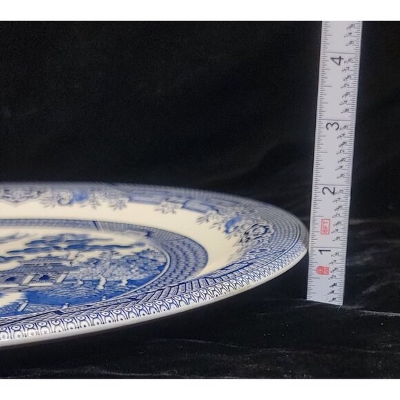 Vintage Blue Willow Serving Platter - Picture 6 of 6